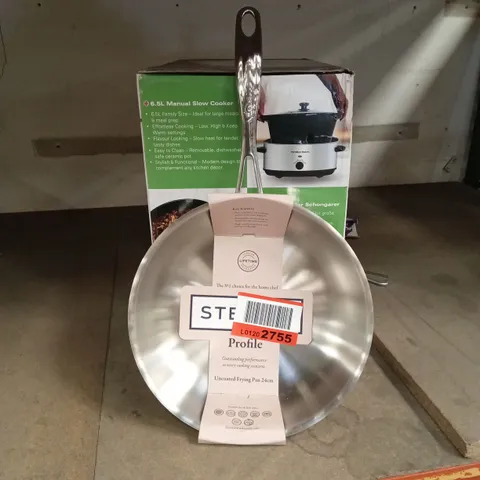 STELLAR UNCOATED FRYING PAN 24cm