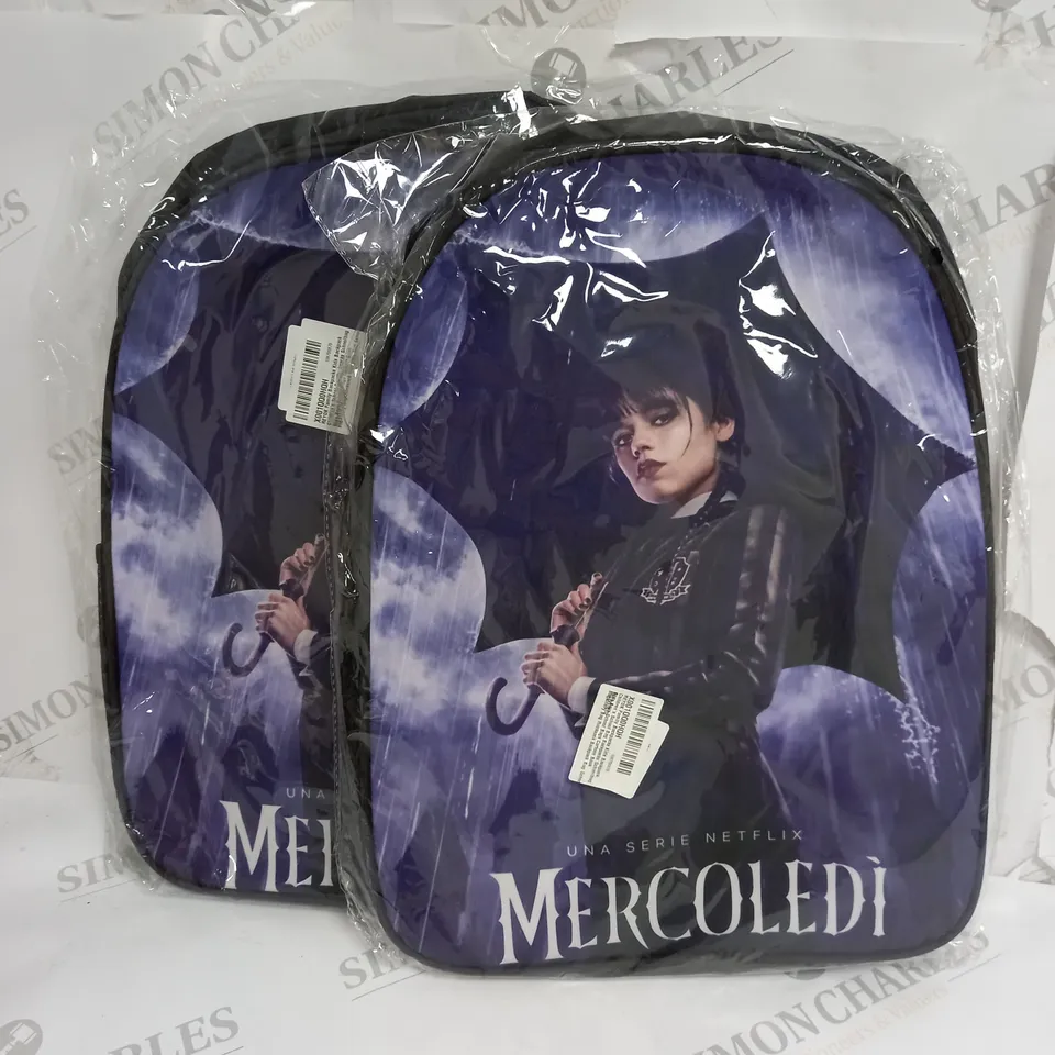 SET OF 2 ITALIAN WEDNESDAY ADAMS BACK PACKS