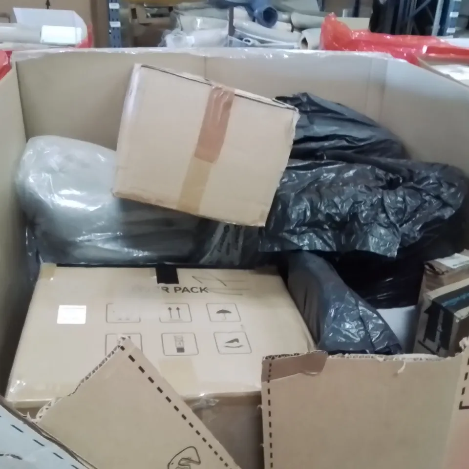 PALLET OF ASSORTED HOUSEHOLD GOODS AND PRODUCTS TO INCLUDE;KIDS SWING,HIKING STICKS 