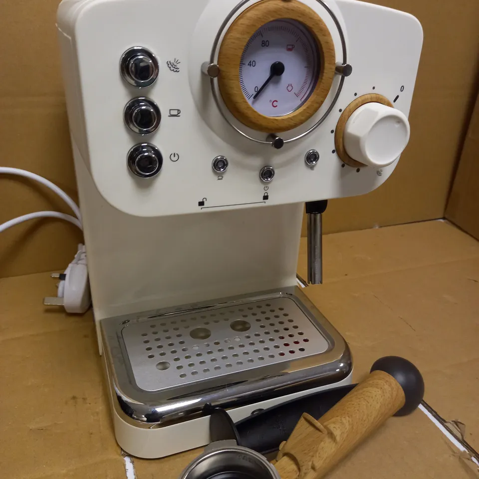 SWAN NORDIC ESPRESSO COFFEE MAKER - COTTON WHITE