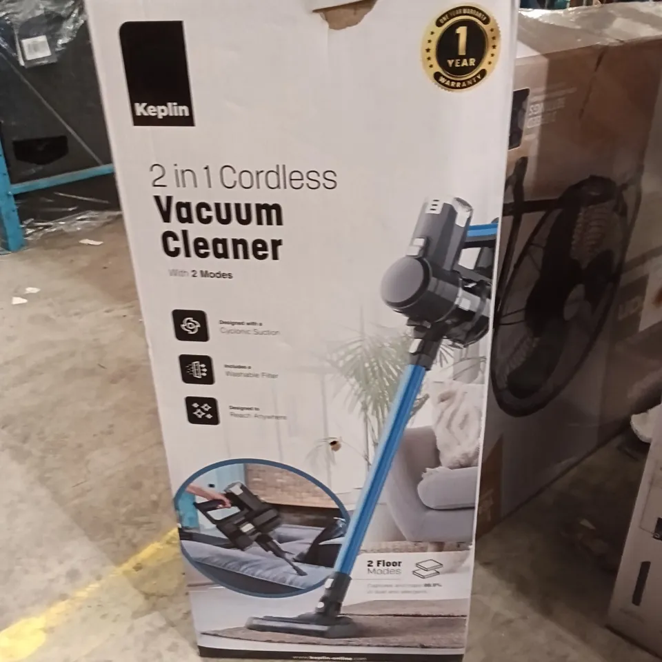 BOXED KEPLIN HOME 2 IN 1 CORDLESS  VACUUM CLEANER