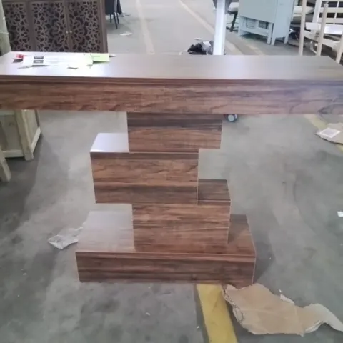 108CM CONSOLE TABLE RUSTIC BROWN