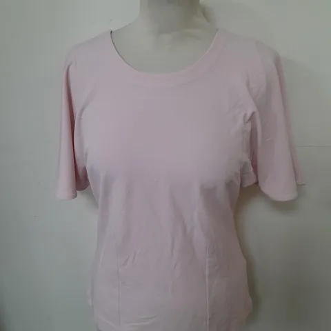REISS LIGHT PINK CONNIE FLOWY TOP SIZE M