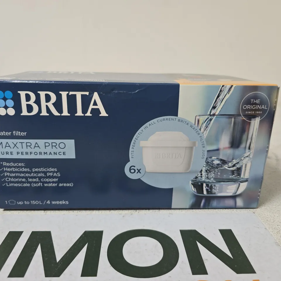 BRITA MAXTRA PRO WATER FILTER CARTRIDGES – 6-PACK