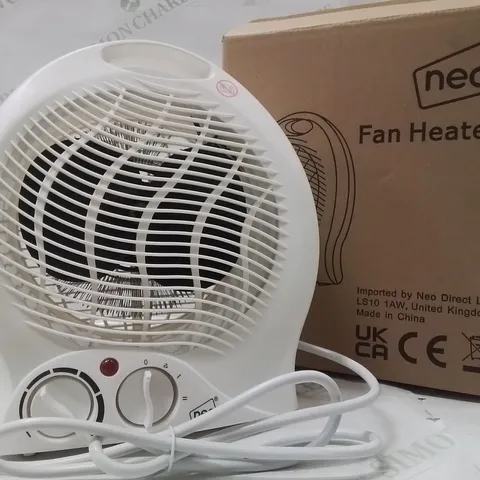 BOXED NEO FAN HEATER IN WHITE