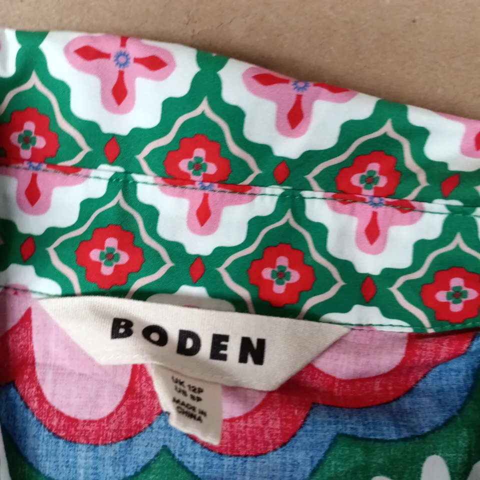 BODEN FLORAL DRESS – WOMEN'S, UK 12P