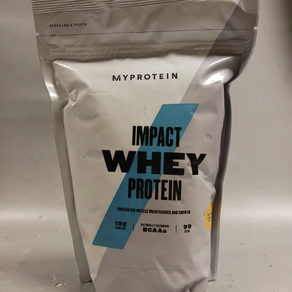 SEALED MYPROTEIN IMPACT WHEY PROTEIN - NATURAL BANANA - 500G