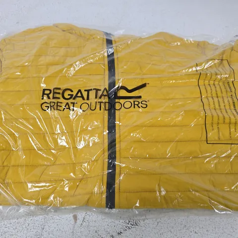 REGATTA GREAT OUTDOORS PUFFER JACKET – YELLOW, UK MEDIUM