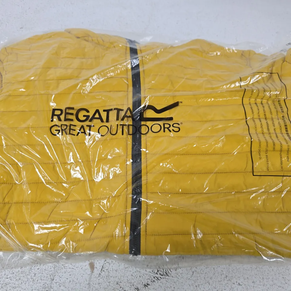 REGATTA GREAT OUTDOORS PUFFER JACKET – YELLOW, UK MEDIUM