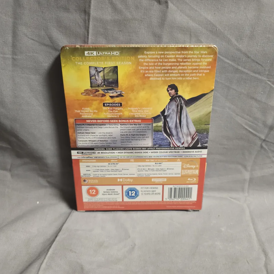 STAR WARS ANDOR: THE COMPLETE FIRST SEASON – 4K ULTRA HD + BLU-RAY COLLECTOR'S EDITION