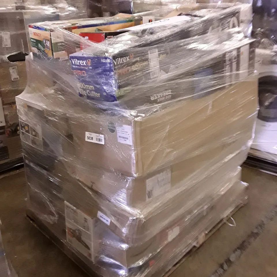 PALLET OF APPROXIMATELY ASSORTED HOUSEHOLD & ELECTRICAL ITEMS INCLUDING