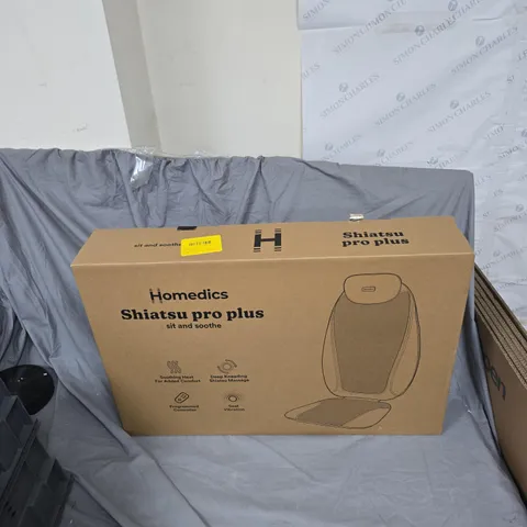 HOMEDICS SHIATSU PRO PLUS SIT AND SOOTHE MASSAGER – BOXED