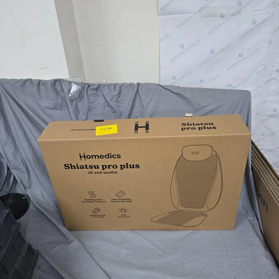 HOMEDICS SHIATSU PRO PLUS SIT AND SOOTHE MASSAGER – BOXED