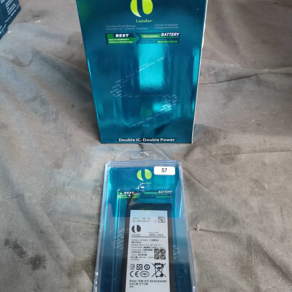 LEADER REPLACEMENT BATTERY FOR SAMSUNG GALAXY S7 – DUAL IC, DOUBLE POWER CONTAINS APPROXIMATLEY 10 ITEMS 