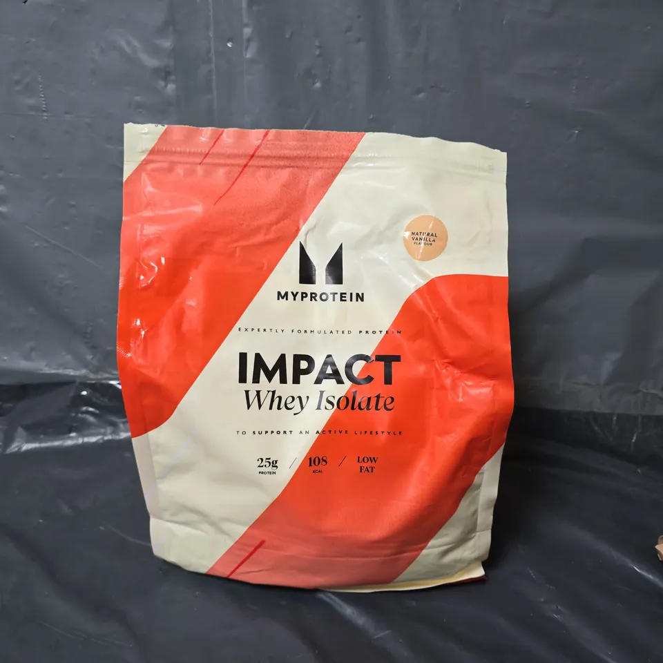 MYPROTEIN IMPACT WHEY ISOLATE POWDER - NATURAL VANILLA - 1KG