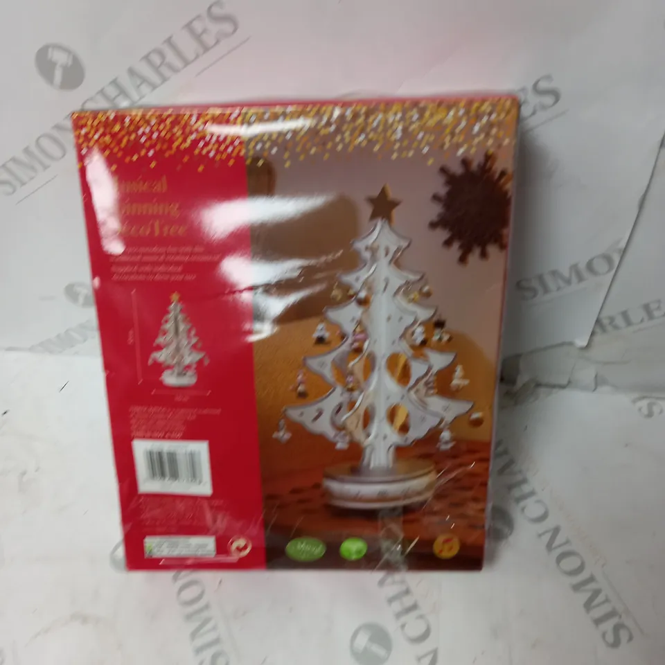 MUSICAL! SPINNING! DECOTREE - SILVER/WHITE RRP £24.99