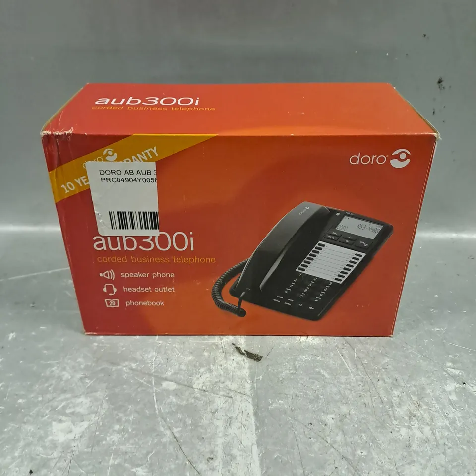 BOXED DORO AUB300I CORDED BUSINESS TELEPHONE 