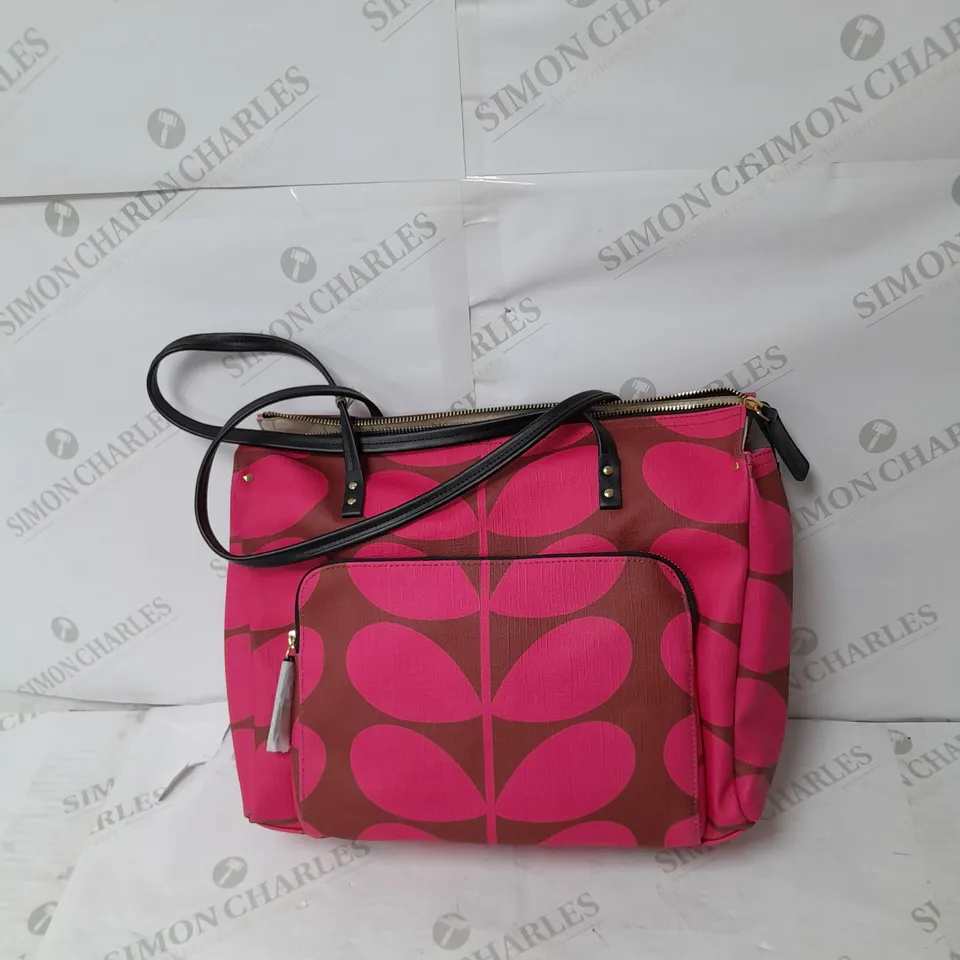 ORLA KIELY WATSON TOTE IN CERISE 