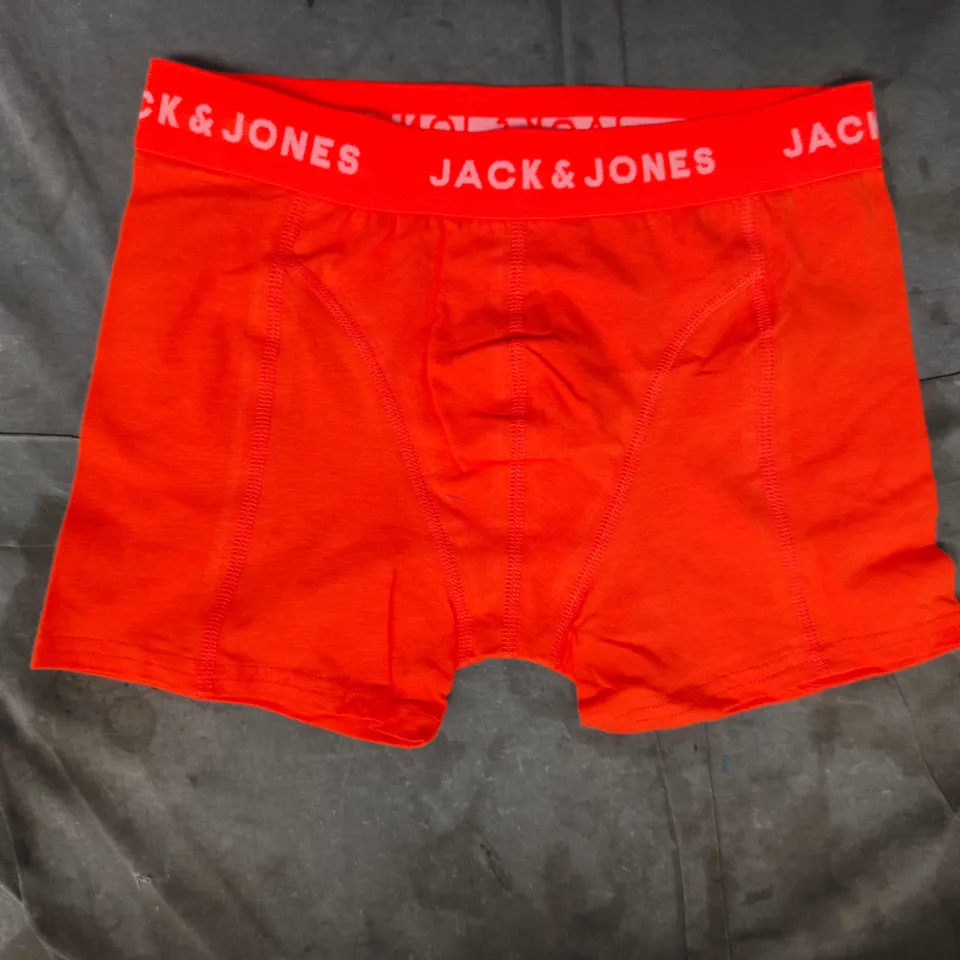 JACK & JONES SOLID TRUNKS IN ORANGE SIZE SMALL