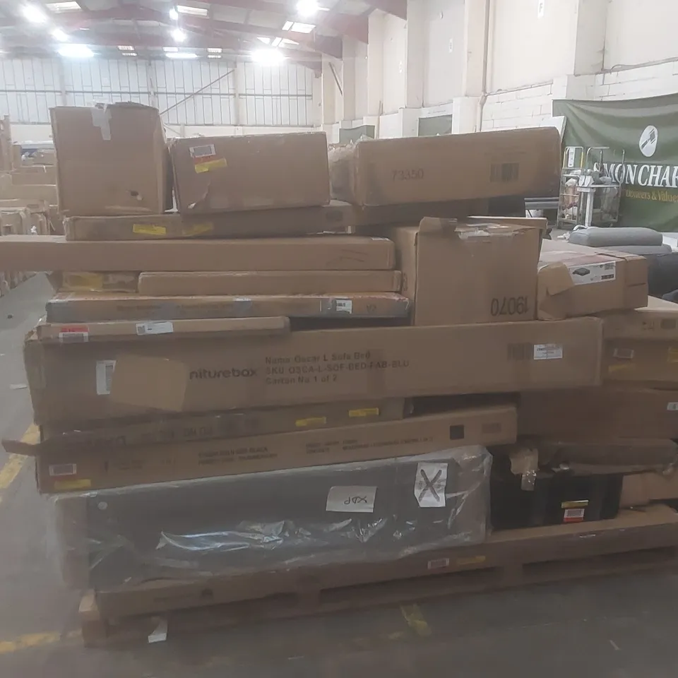 PALLET TO CONTAIN ASSORTED BOXED FURNITURE AND FURNITURE PARTS