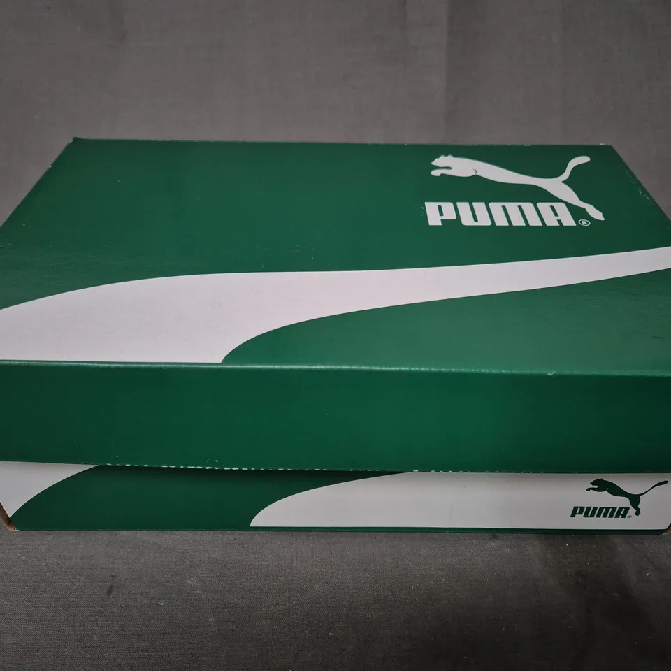 BOXED PAIR OF PUMA WOMEN'S CALI SPORT TONAL SHOES IN MARSHMALLOW UK SIZE 6