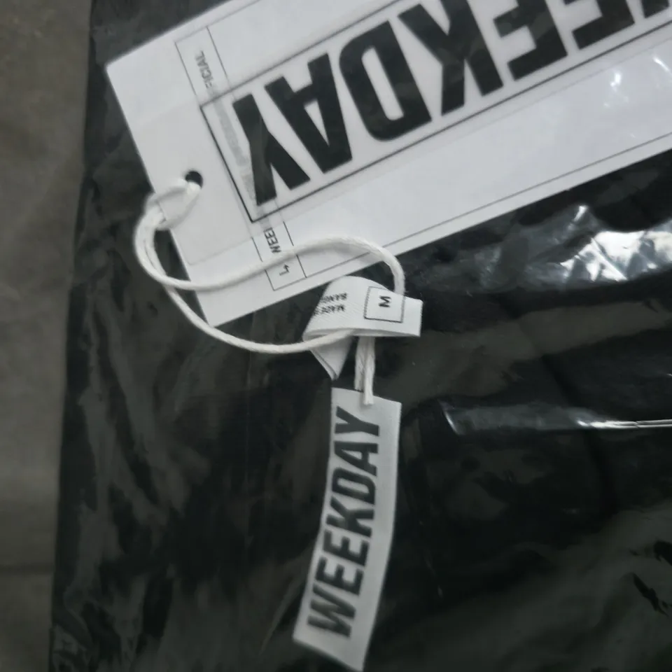 WEEKDAY T-SHIRTS, WHITE & BLACK, UK M, SET OF 2