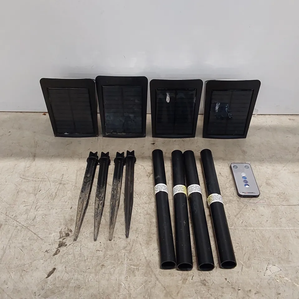 BOXED BELL & HOWELL SET OF 4 BIONIC COLOR BURST SOLAR POWERED LIGHTS (1 BOX)