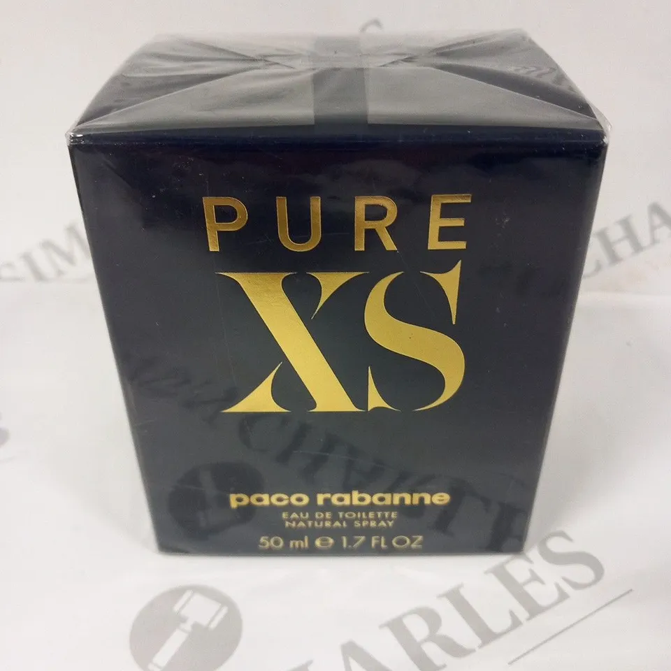 BOXED PACO RABANNE PURE XS EAU DE TOILETTE 50ML