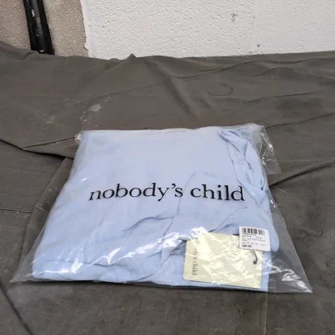 NOBODYS CHILD SLEEVELESS AUDREY MIDAXI DRESS SOFT BLUE UK 10 WITH TAGS