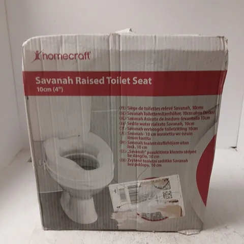 HOMECRAFT SAVANAH RAISED TOILET SEAT 10CM