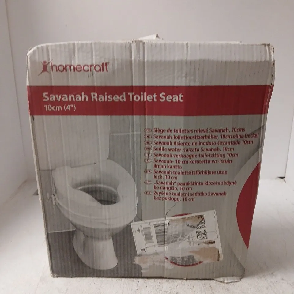 HOMECRAFT SAVANAH RAISED TOILET SEAT 10CM