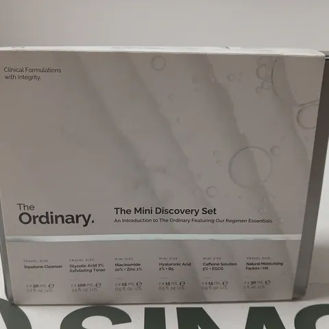 BOXED THE ORDINARY THE MINI DISCOVERY SET