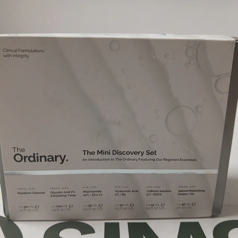 BOXED THE ORDINARY THE MINI DISCOVERY SET 