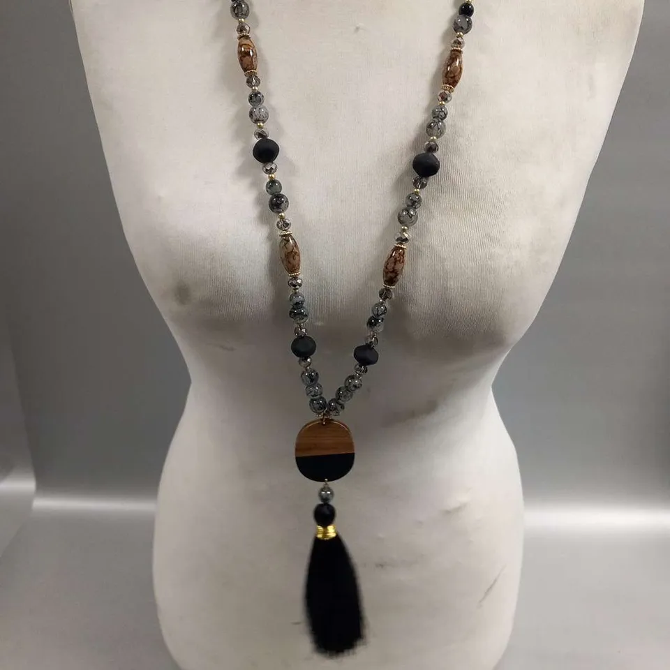 BRAND NEW BROWN PEPPER HANDBAGS JEWELLERY CONNECTION UK NECKLACE