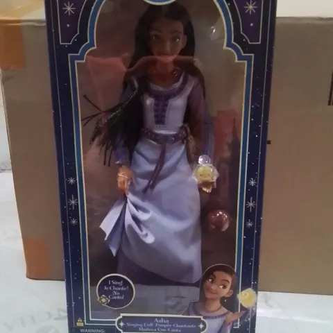 BOXED ASHA SINGING DOLL DISNEY