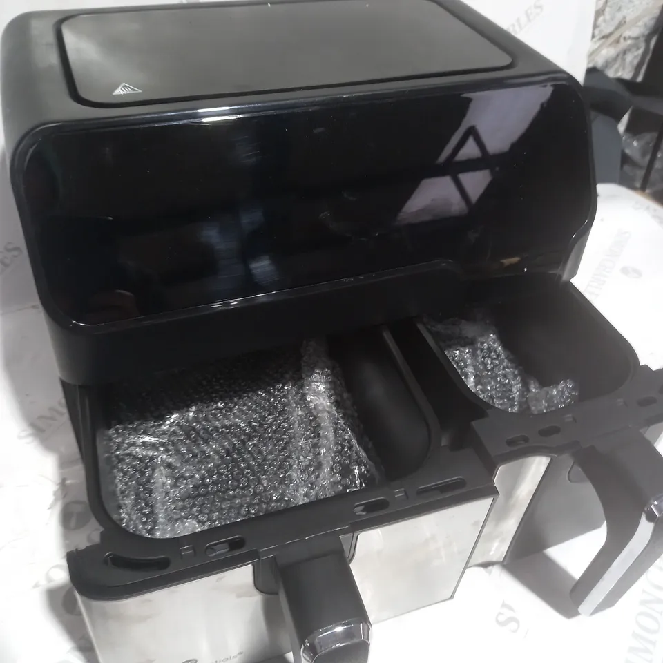 BOXED COOK'S ESSENTIALS 7.7L DUAL AIR FRYER 
