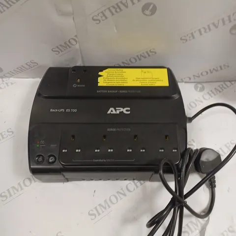 BOXED APC BE700G-UK ES SERIES BATTERY BACKUP