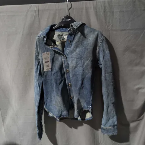 ZARA DENIM JACKET, WOMEN'S, SIZE XS