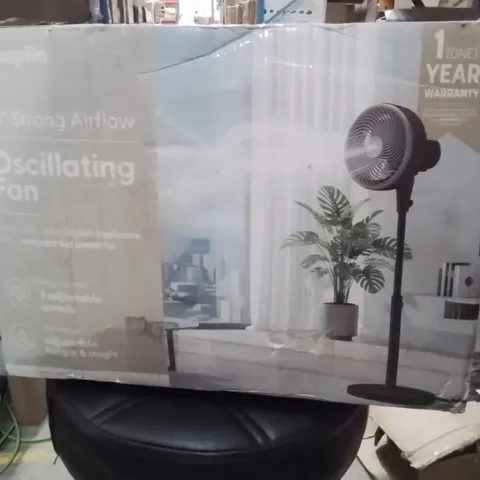 BOXED KEPLIN 10" OSCILLATING FAN BLACK