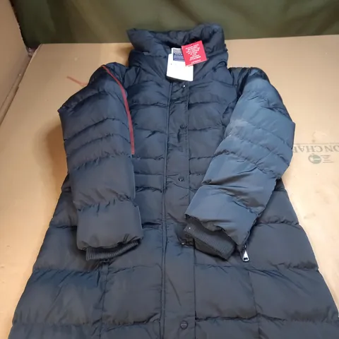 BLACK SPINDLE BOMBER COAT 