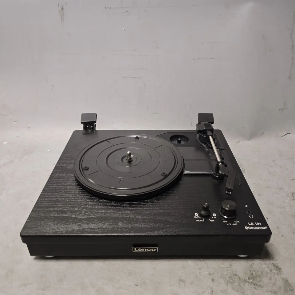 BOXED LENCO BLUETOOTH TURNTABLE LS-101BK V2