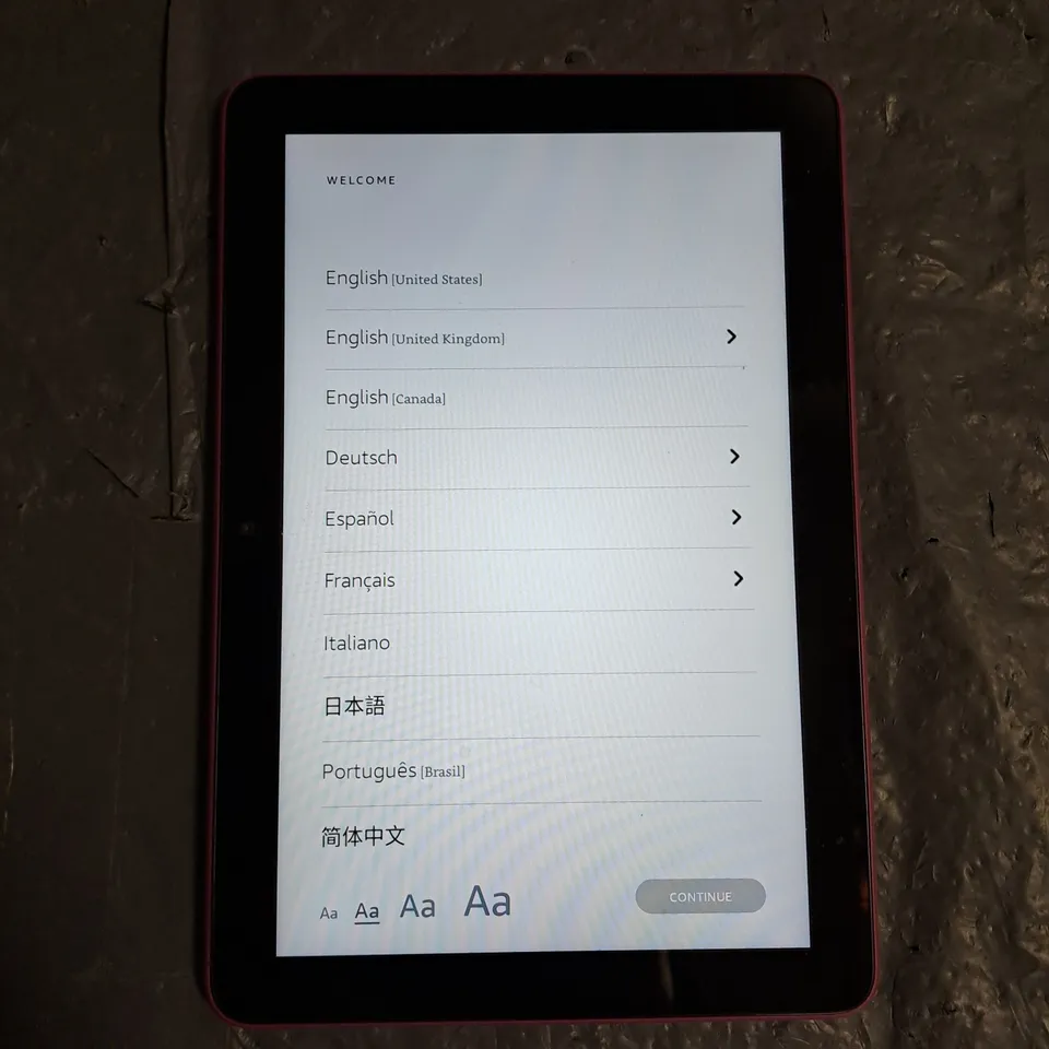 UNBOXED FIRE TABLET IN PINK 