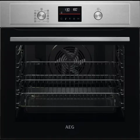 AEG 3000 SURROUNDCOOK PYROLYTIC SELF CLEAN BUILT-IN OVEN - BPX535061M