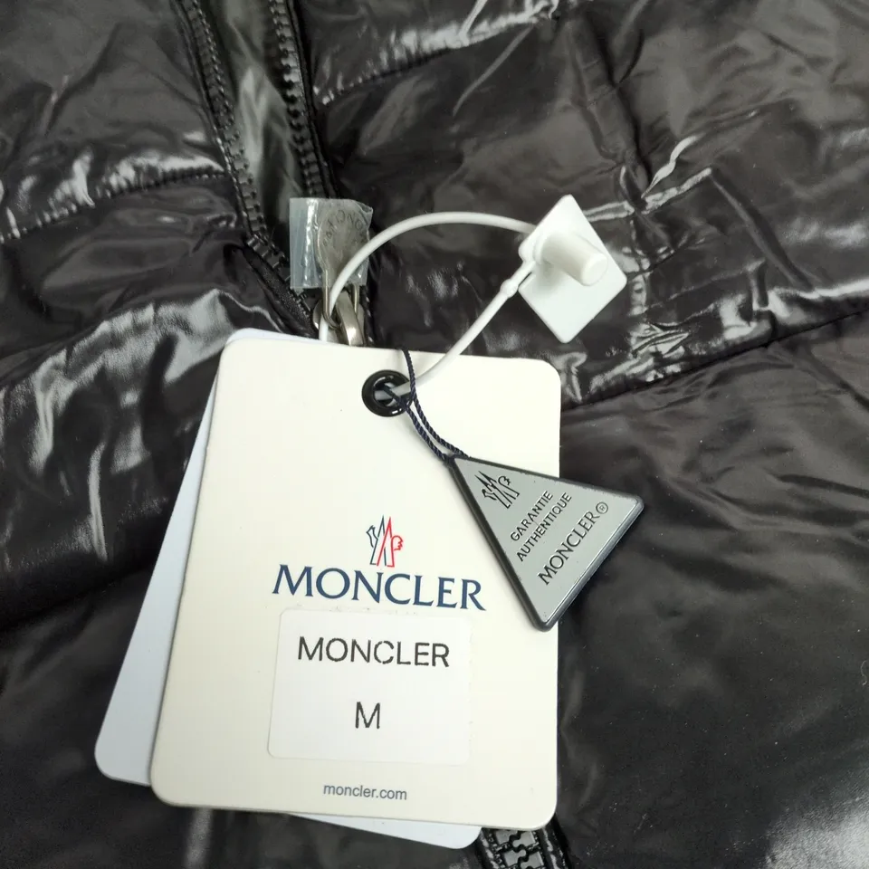 MONCLER BLACK QUILTED DOWN VEST – SIZE M