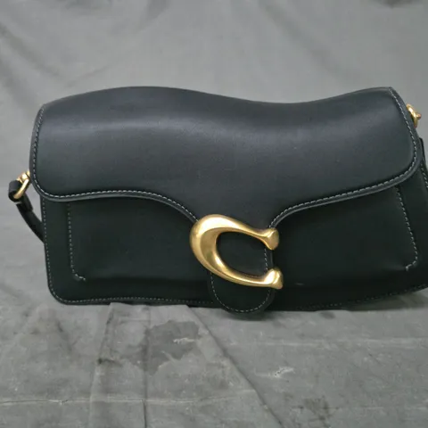 COACH BLACK LEATHER BAG 