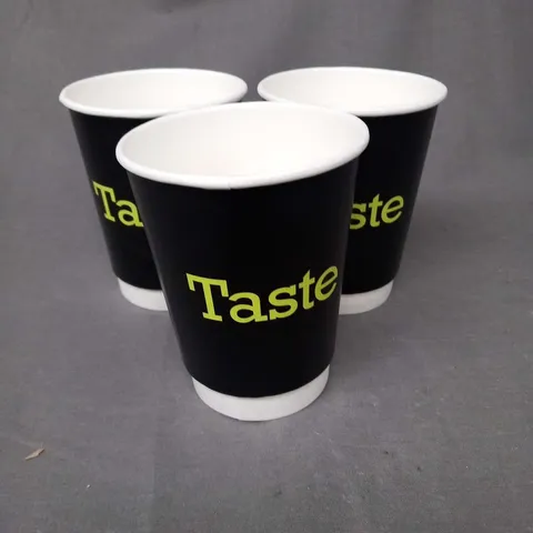 APPROXIMATELY 500 TASTE PAPER CUPS 12OZ