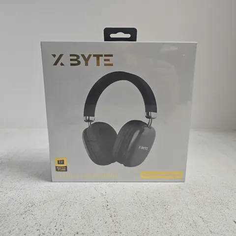 X BYTE STEREO HEADPHONES – BLACK