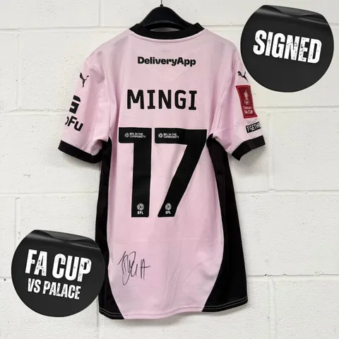 #17 - Jay Mingi - FA Cup Football Shirt 24/25 - Size M - Signed
