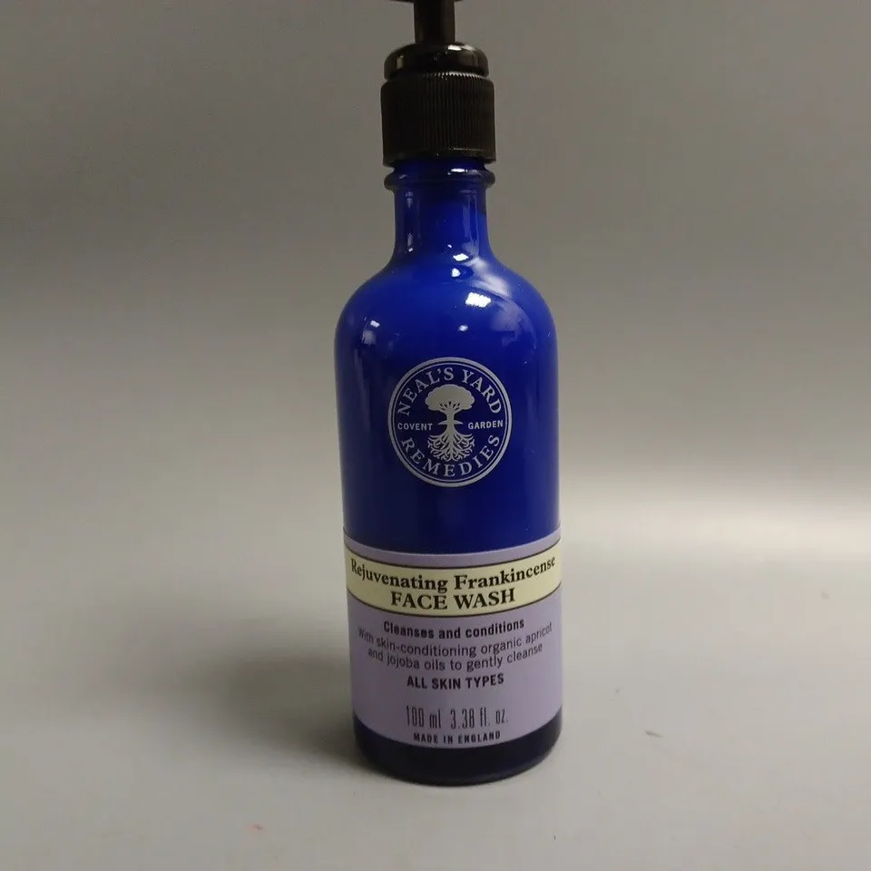 APPROXIMATELY 6 NEALS YARD REJUVINATING FRANKINCENSE FACE WASH (100ml)