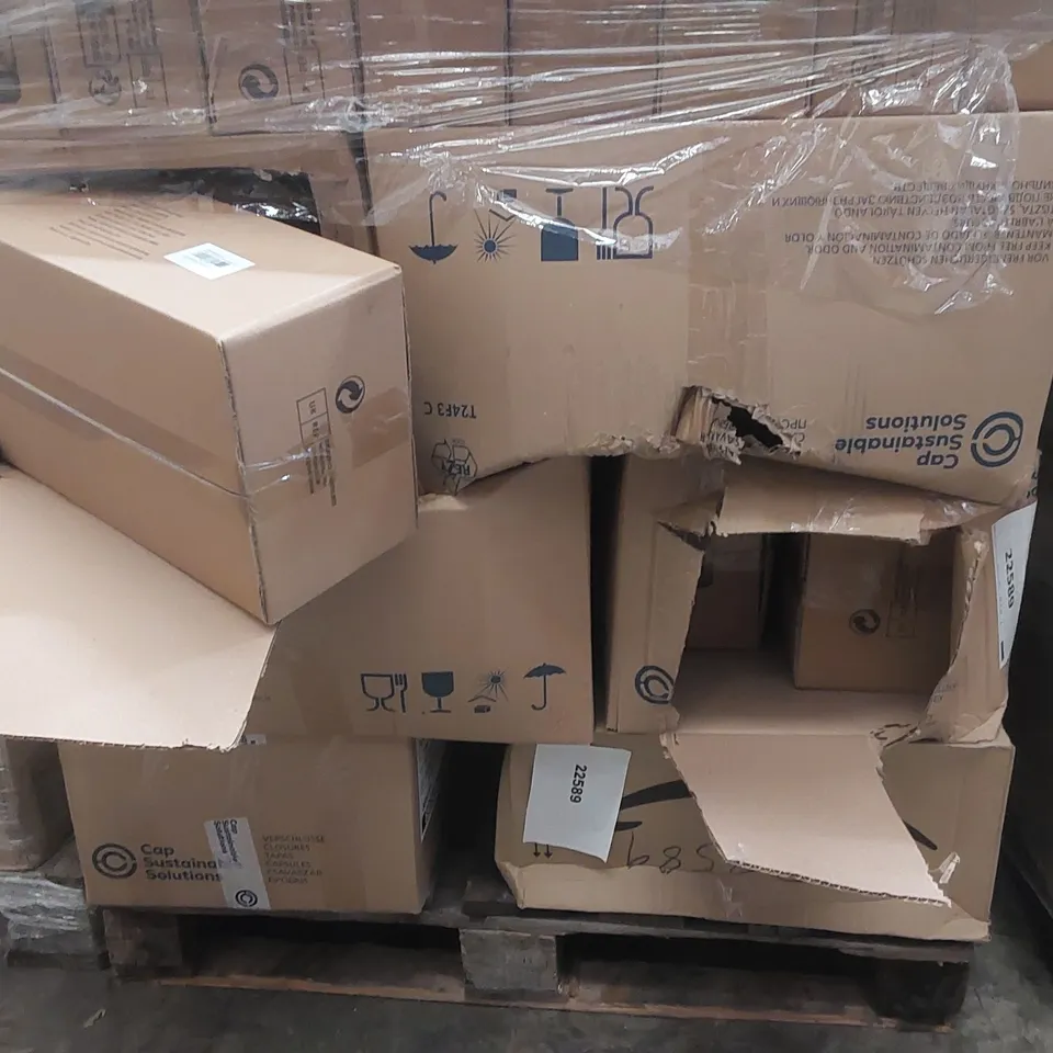 PALLET CONTAINING A VERY LARGE QUANTITY OF BOXED STORAGE CARTS